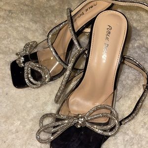Black public desire heels